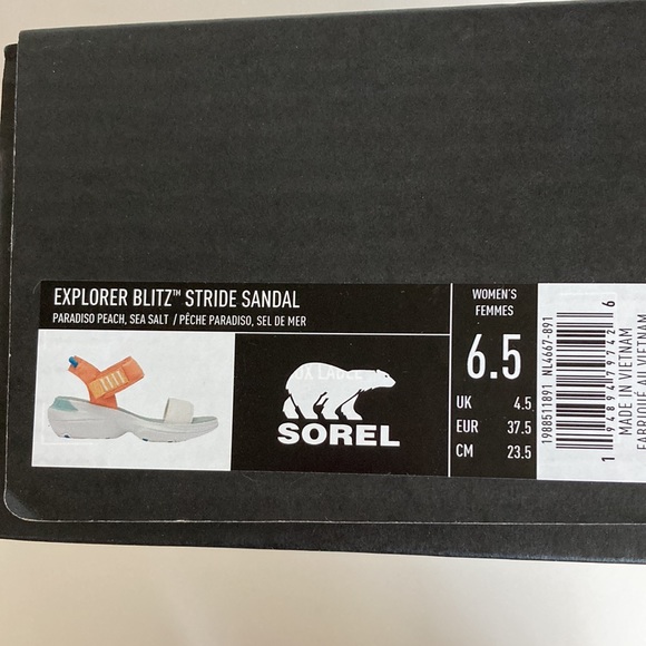 Sorel Explorer Blitz Stride Sandals, size 6.5 - Picture 6 of 7